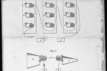 Dibujo Patente del teléfono (1876)
